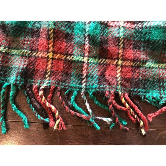 Vintage Creagaran Wool Throw Blanket Plaid Tartan - Picture 7 of 8